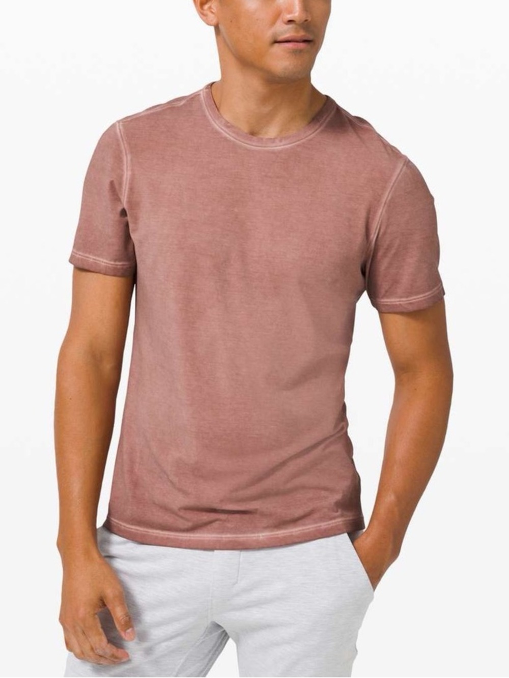 Men's Classic Crewneck T-Shirt in Dusty Rose